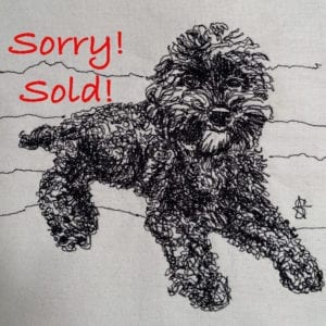 Sold Poodle Tuxedo