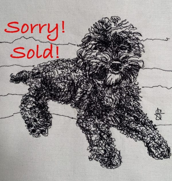 Sold Poodle Tuxedo